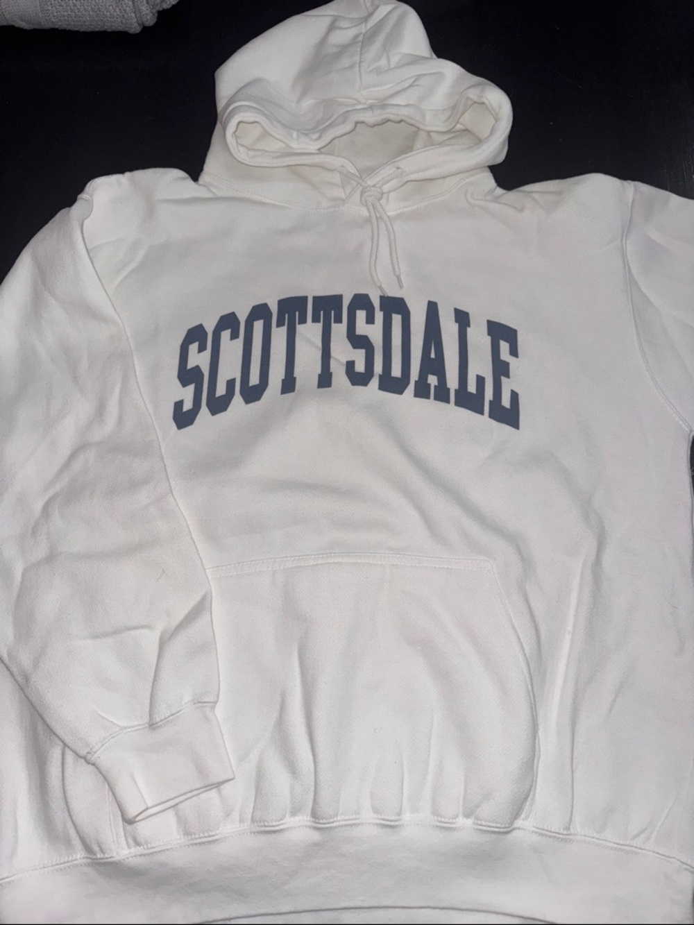 john galt for brandy melville SCOTTSDALE sweatshirt/hoodie. one size. white. NEW